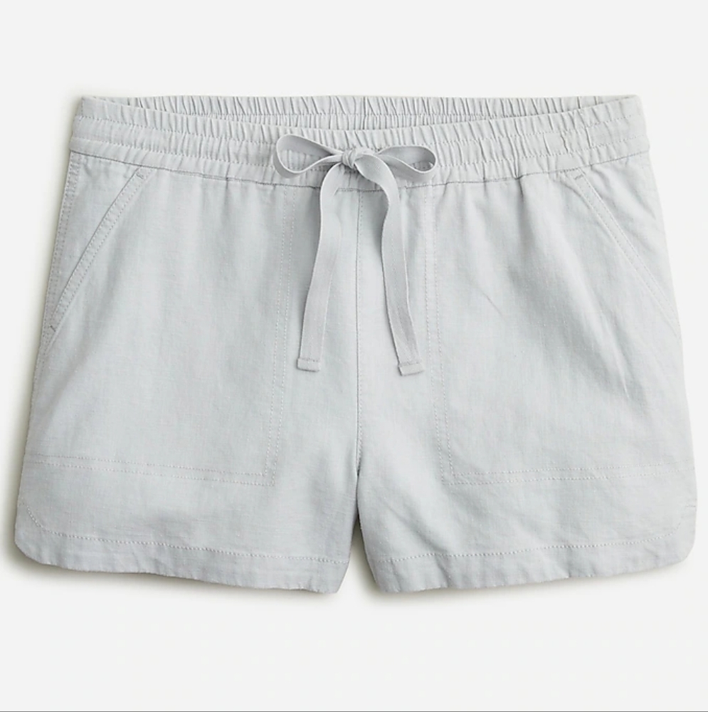 New seaside short in linen blend